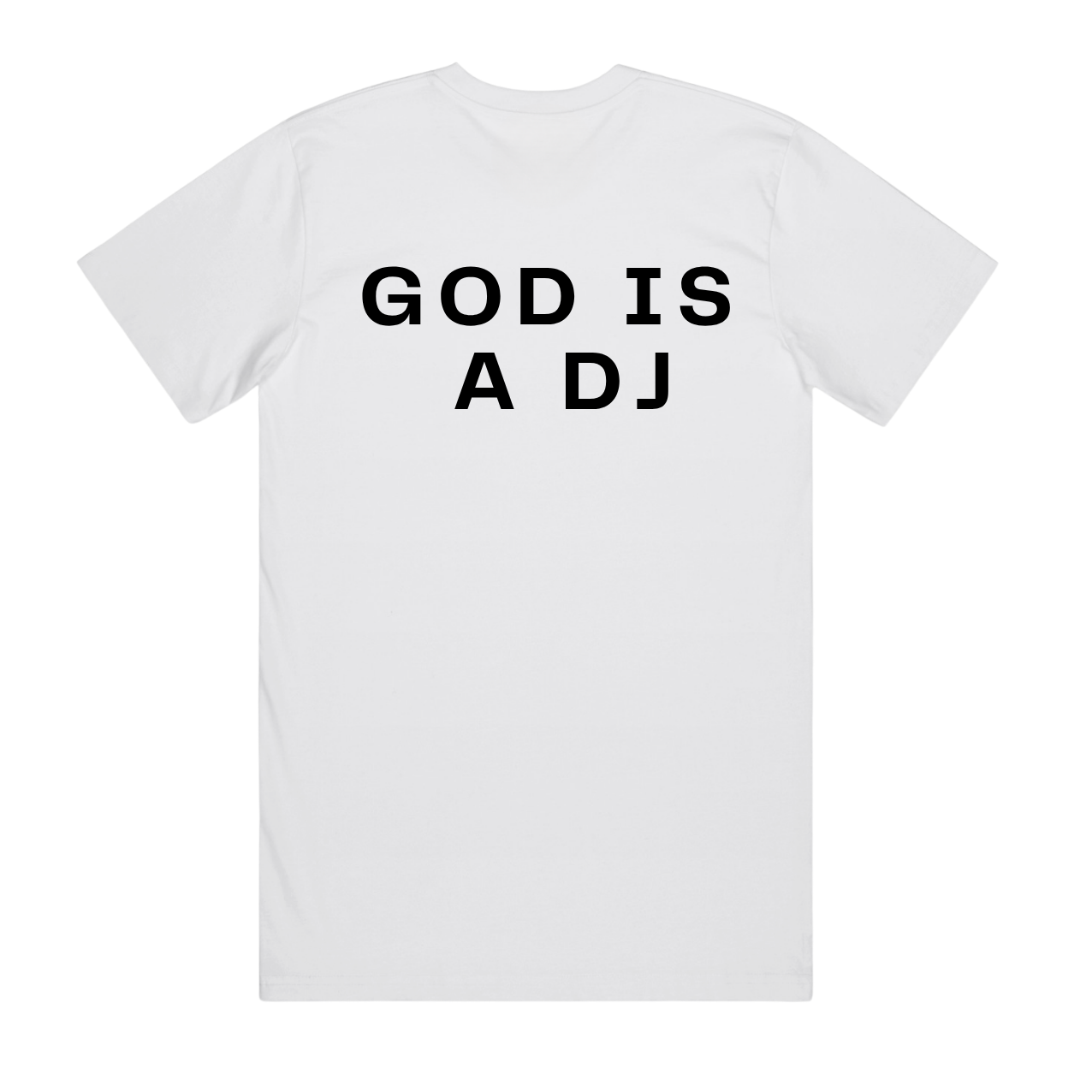 The Frequency Club T shirt - GOD IS A DJ