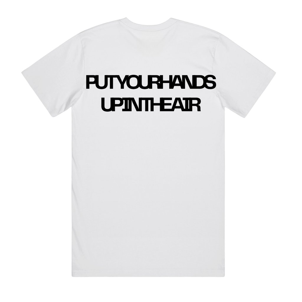 The Frequency Club T shirt - PUT YOUR HANDS UP