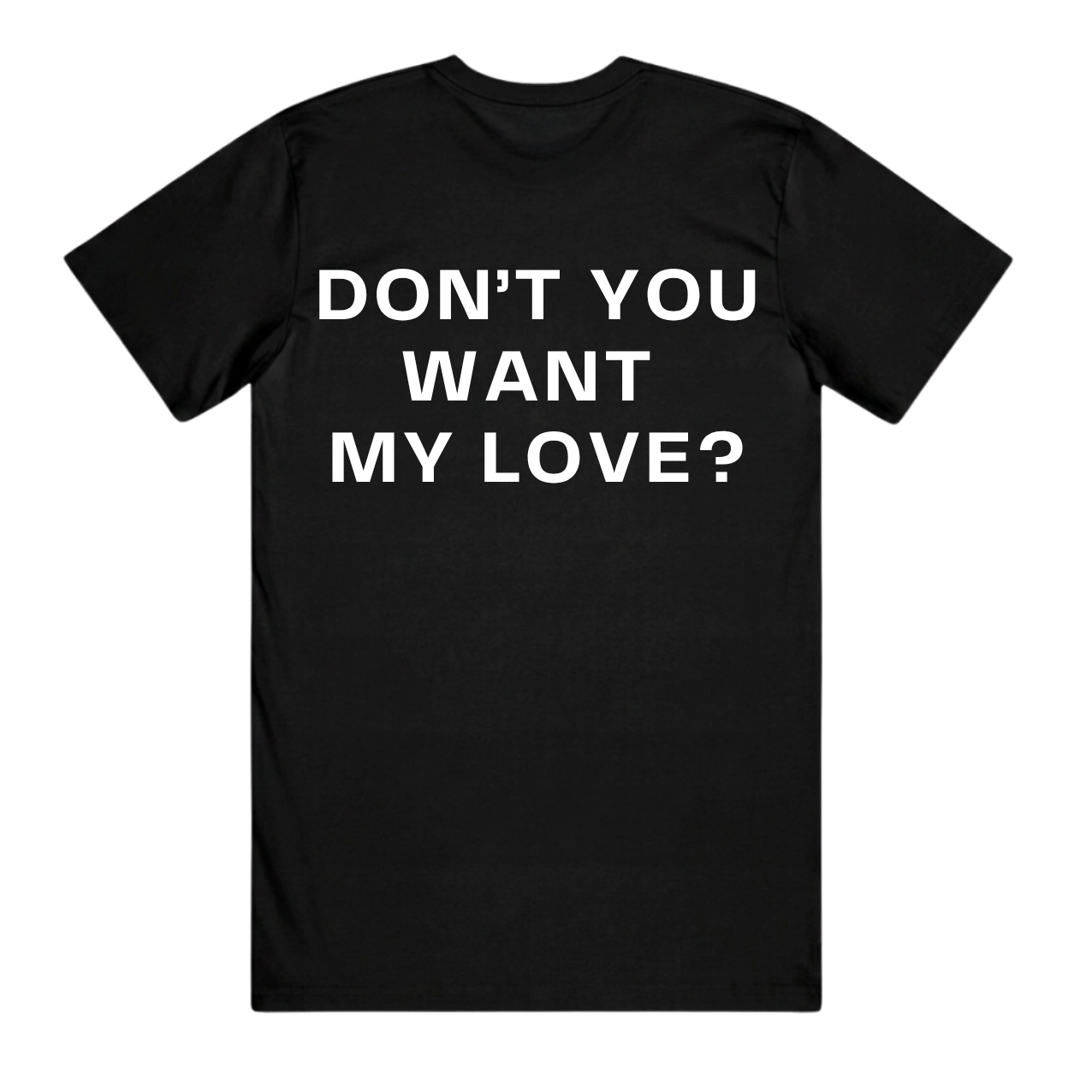 The Frequency Club T Shirt - DON'T YOU WANT MY LOVE?
