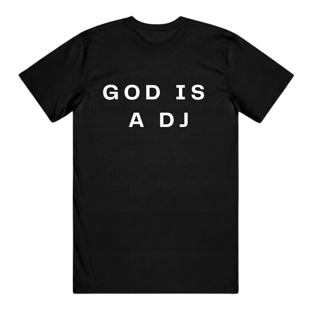 The Frequency Club T shirt - GOD IS A DJ